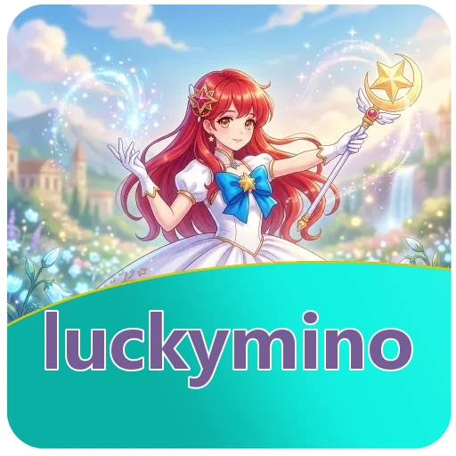 Ikon luckymino untuk syarat Android pada halaman unduh